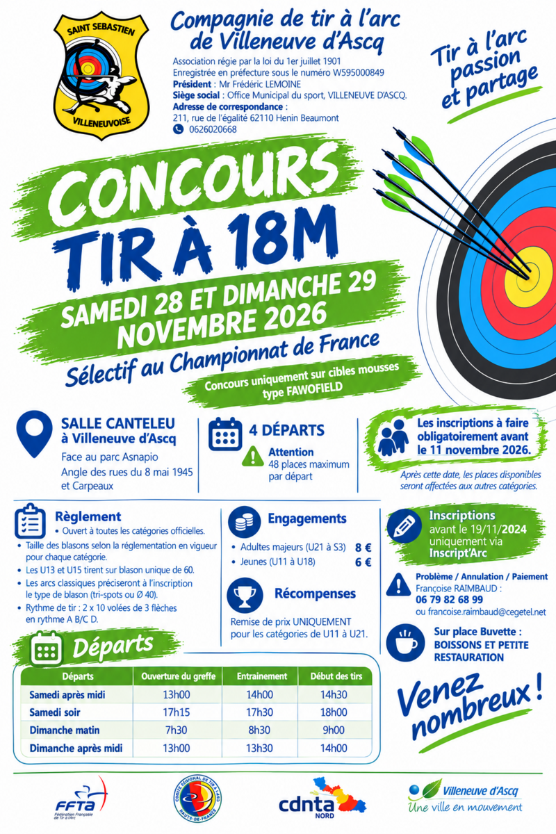 CONCOURS 2X18M